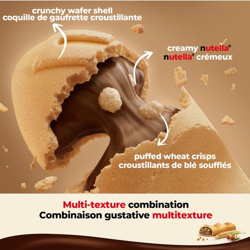 Ferrero Canada Nutella B-ready Bars 330 g