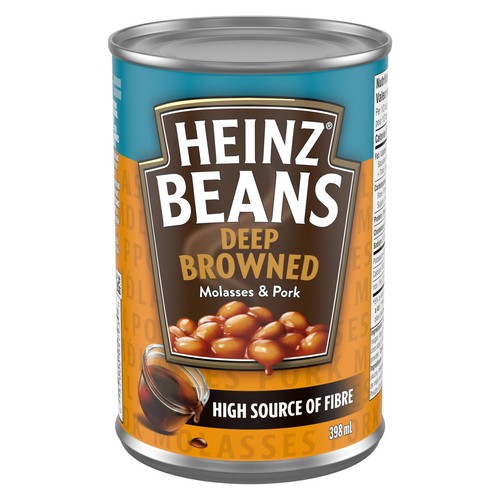 Heinz Canned Beans Deep-Browned With Molasses & Pork 398 ml