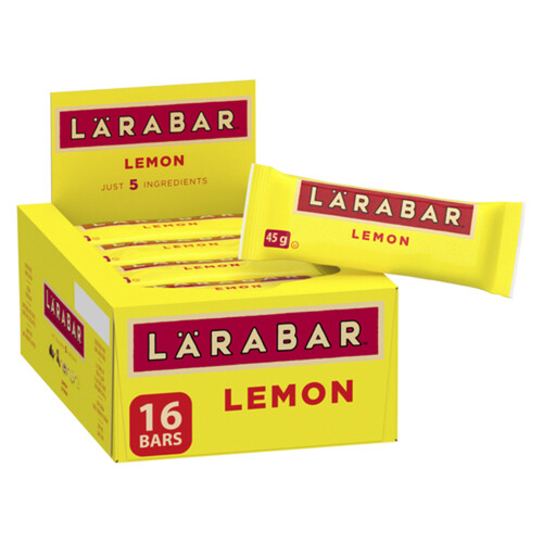 Larabar Vegan Fruit & Nut Energy Bar Lemon 16 x 45 g