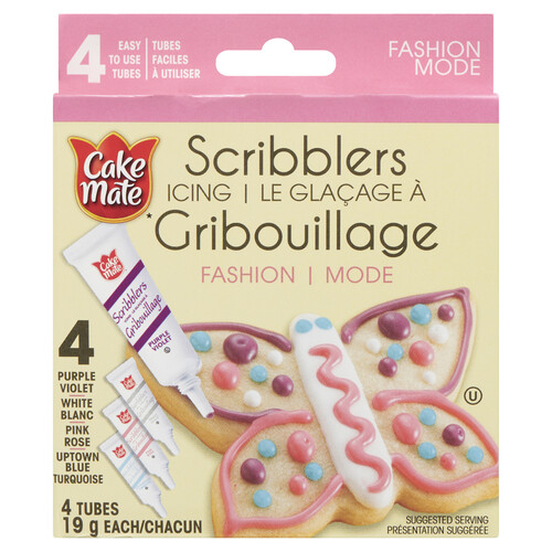 Cake Mate Scribblers Fashion Colours 77g