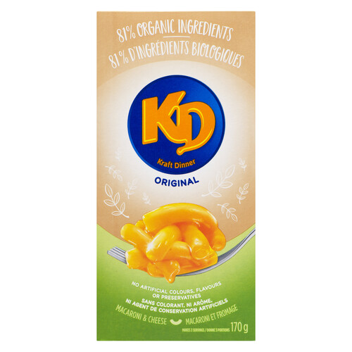 Kraft Dinner Simply Macaroni & Cheese Original 170 g