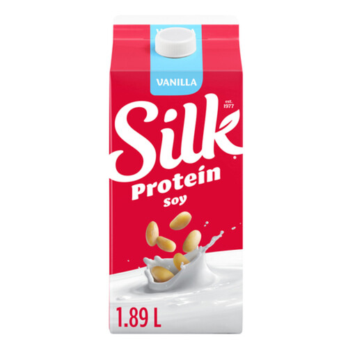 Silk Dairy-Free Soy Beverage Vanilla Flavour 1.89 L