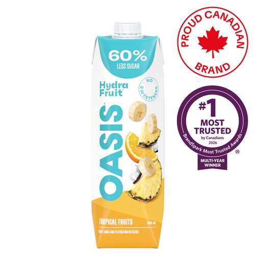 Oasis HydraFruit Juice Tropical Fruits 960 ml