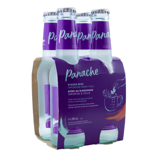 Panache Premium Ginger Beer 4 x 200 ml (bottles)