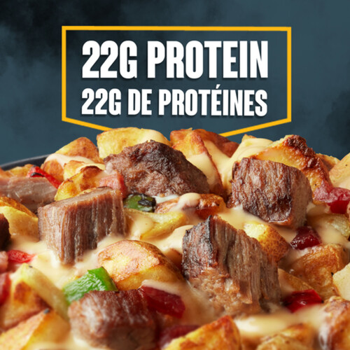 CRAVE Frozen Entree Cheesy Loaded Potatoes With Angus Beef & Bacon 284 g