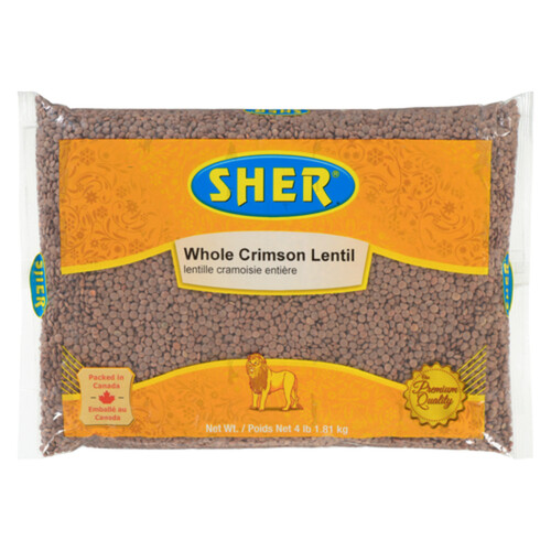 Sher Crimson Lentil Whole 1.81 kg