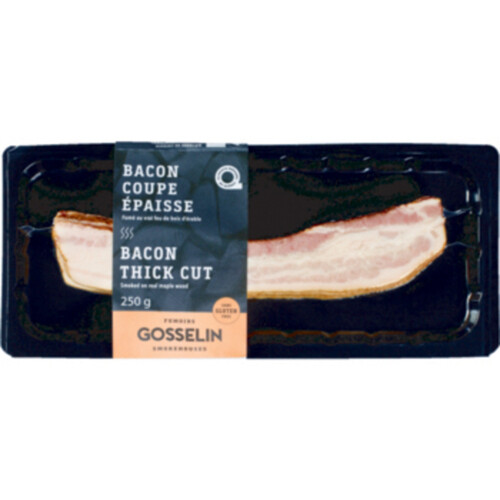 Gosselin Smokehouses Smoked Thick Cut Bacon 250 g