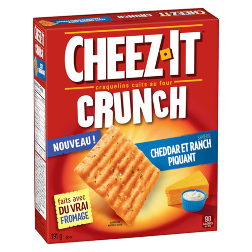 Kellogg's Cheez-It Cracker Zesty Cheddar Ranch 191 g