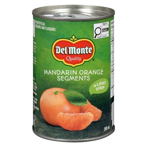 Del Monte Canned Fruit Mandarin Orange Segments In Light Syrup 398 ml