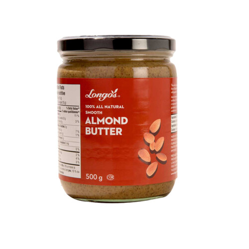 Longo's Almond Butter Smooth 500 g
