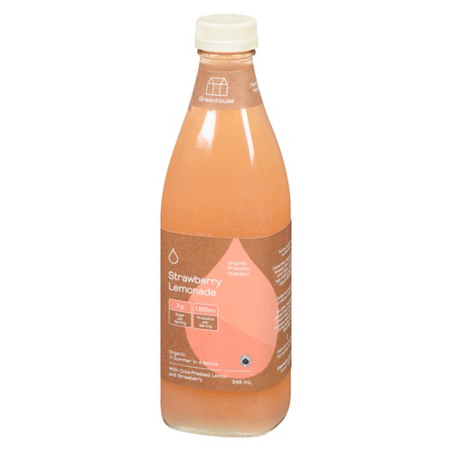 Greenhouse Organic Juice Strawberry Lemonade 946 ml (bottle)