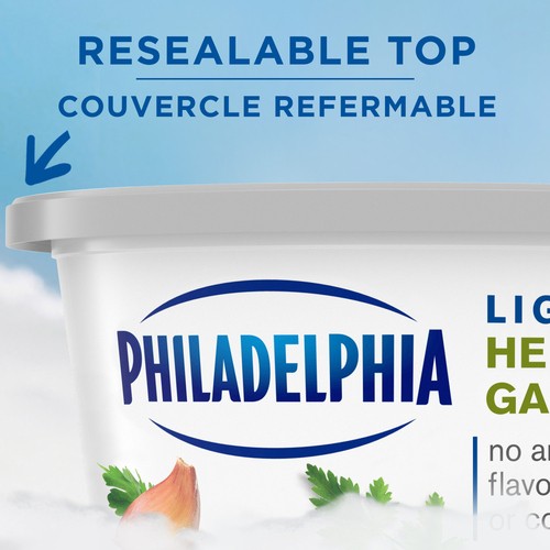 Philadelphia Cream Cheese Product Herb And Garlic 227 g