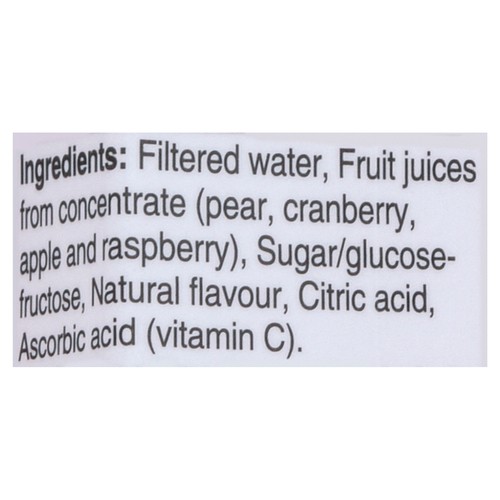 Minute Maid Juice Cranberry Apple Raspberry 355 ml (bottle)