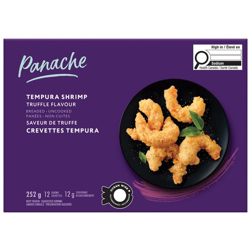 Panache Frozen Tempura Shrimp Breaded Truffle Season 252 g