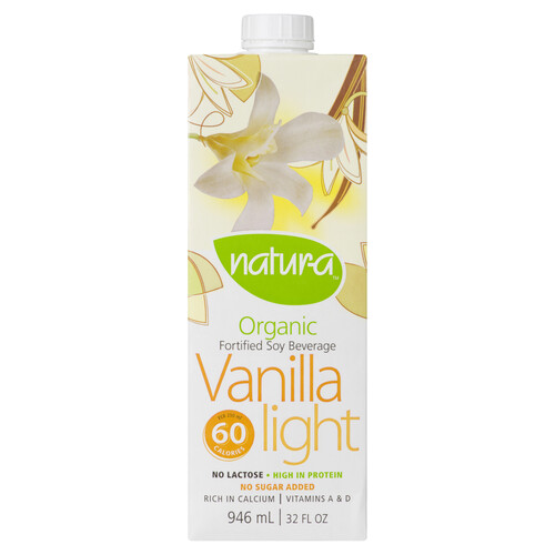 Natur-A Organic Soy Beverage Light Vanilla 946 ml