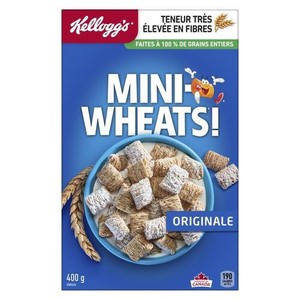 Kellogg's Mini-Wheats Céréales avec givrage original 400 g