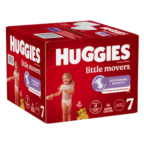 Huggies Little Movers Diapers Size 36 Count Voilà Online