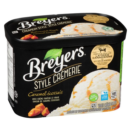 Breyers Gluten-Free Ice Cream Creamery Style Butterscotch Ripple 1.66 L