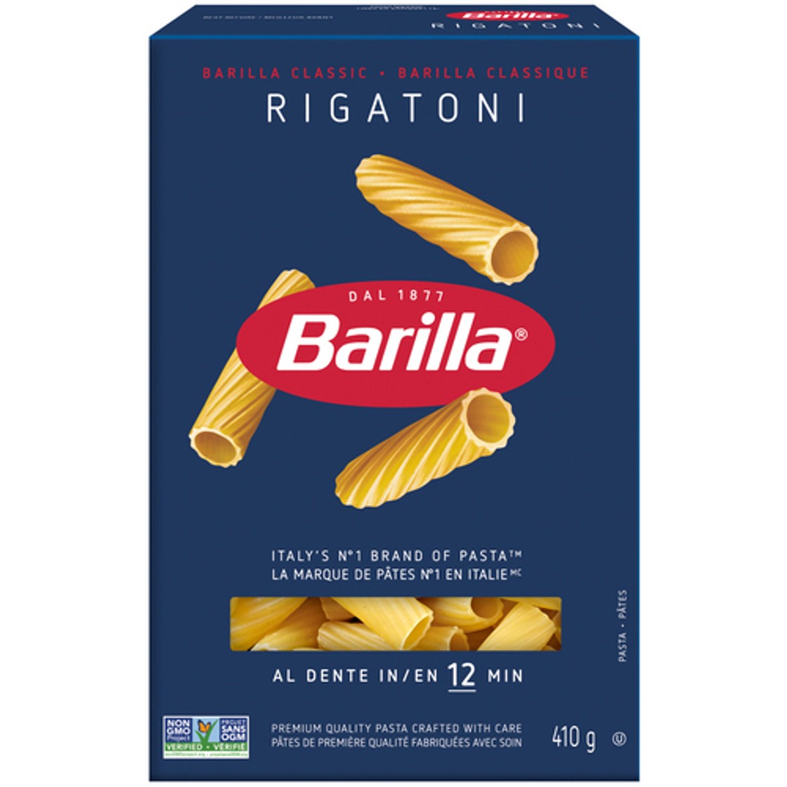 Barilla Pasta Rigatoni 410 g - Voilà Online Groceries & Offers