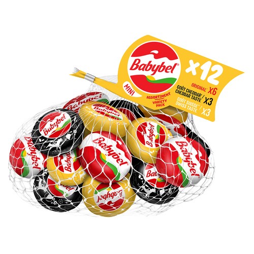 Babybel Lactose-Free Mini Cheese Multi Flavours 12 x 20 g