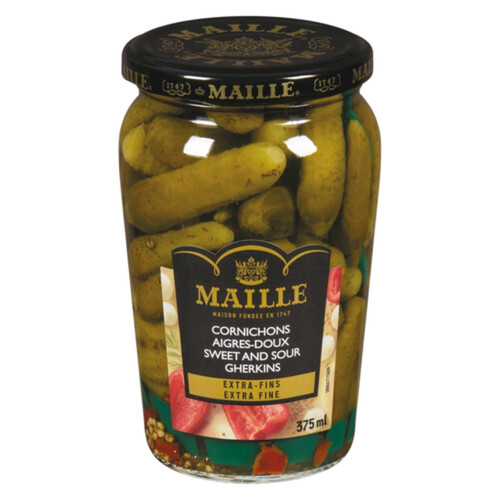 Maille Sweet & Sour Gherkins 375 ml