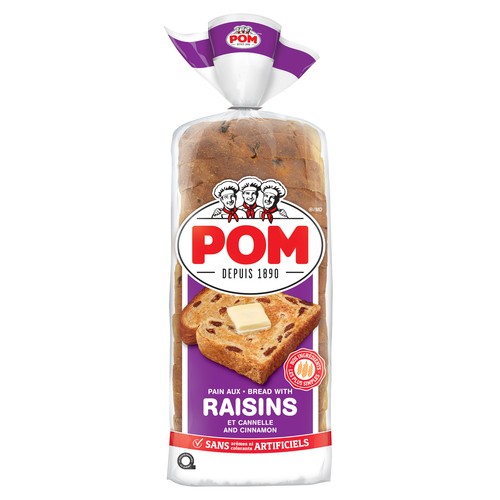 POM Bread With Raisin & Cinnamon 600 g