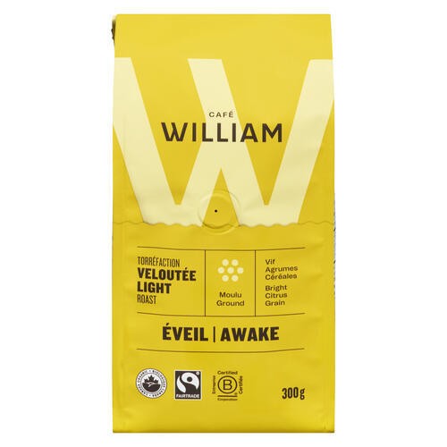 Café William Coffee Light Roast Ground Awake 300 g