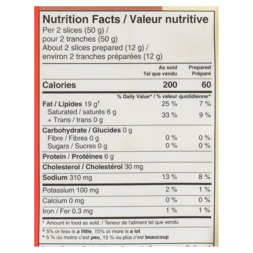 Maple Leaf Natural Bacon Lazy Maple 375 g