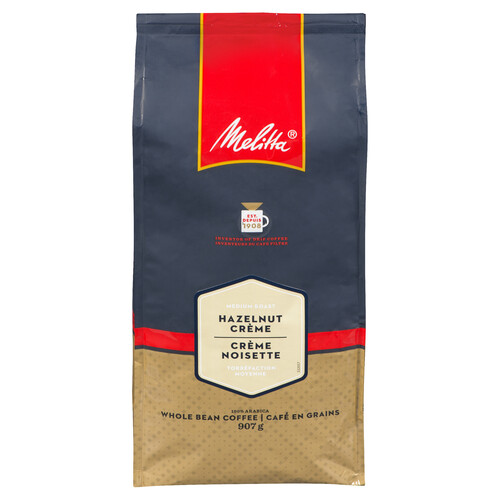 Melitta Whole Bean Coffee Hazelnut Cream 907 g