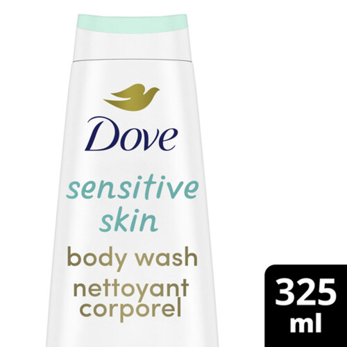 Dove Sensitive Skin Body Wash Hypoallergenic For Healthy-Looking Skin 325 ml