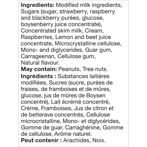 Del Monte Ice Cream Bars Berries & Cream 10 x 50 ml
