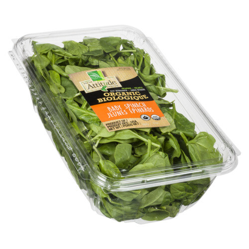 Fresh Attitude Organic Baby Spinach 284 g