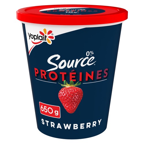 Yoplait Yogurt Source Protein Strawberry 650 g