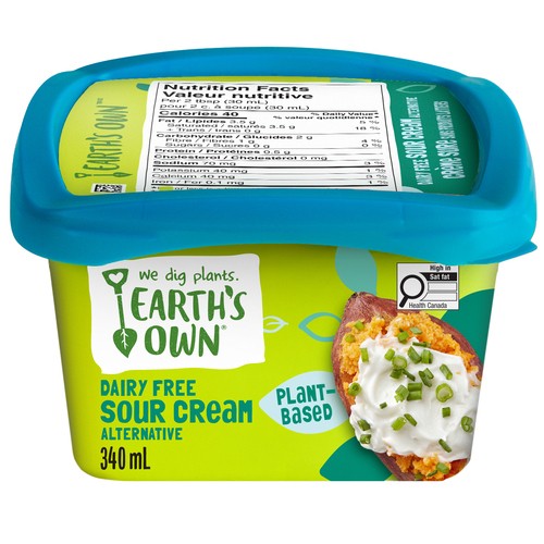 Earth's Own Dairy-Free Sour Cream Alternative 340 g