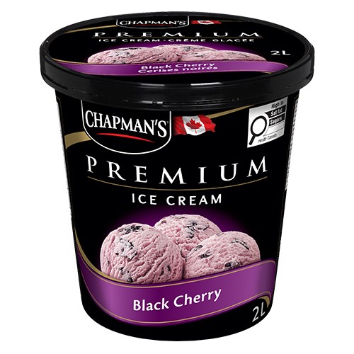 Chapman's Premium Ice Cream Black Cherry 2 L