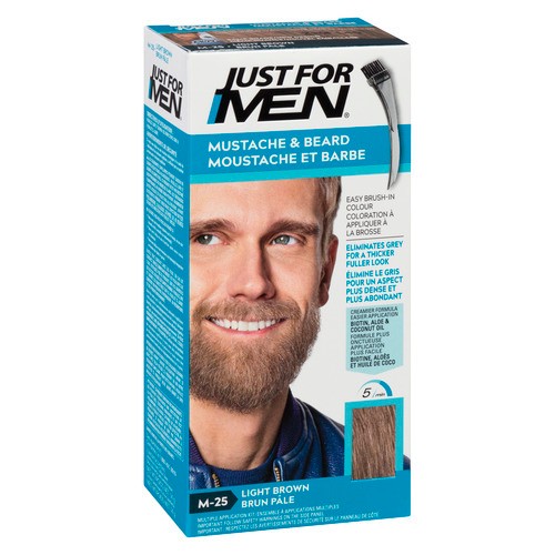 Just For Men Multiple Application Kit Mustache & Beard Light Brown