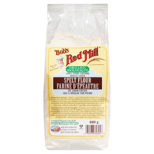 Bob's Red Mill Organic Flour Spelt 680 g