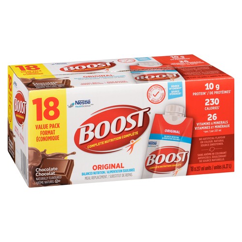 Nestle Original Ready To Drink Boost Chocolate 18 x 237 ml