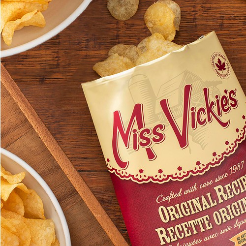 Miss Vickie's Original Recipe kettle cooked potato chips (small bag) 66 g