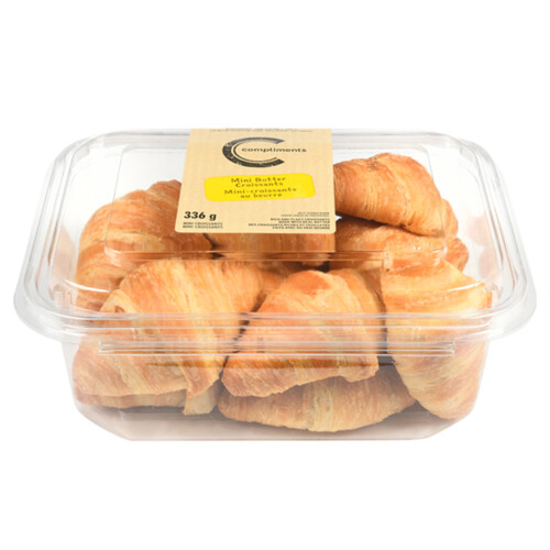 Compliments Mini Butter Croissants 336 g (frozen)