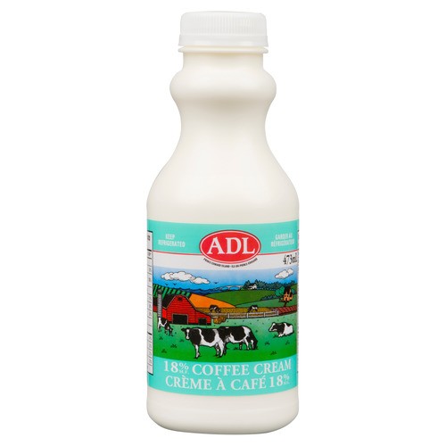 ADL 18% Coffee Cream 473 ml