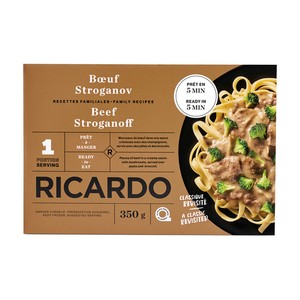 RICARDO Frozen Dinner Stroganoff Beef 350 g - Voilà Online Groceries ...