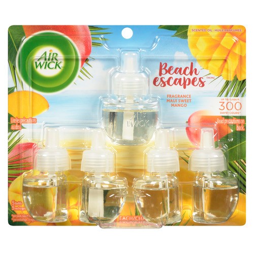 Air Wick Scented Oil Apple Cinnamon Medley 5 Refills x 20 ml (100 ml)