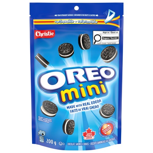 Oreo Mini Sandwich Cookies Original  200 g