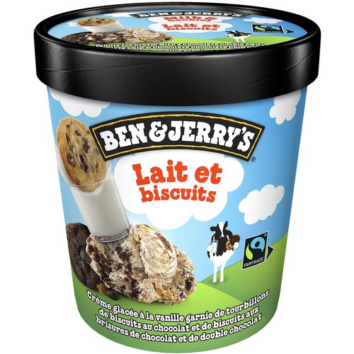 Ben & Jerry's Ice Cream Milk & Cookies 473 ml