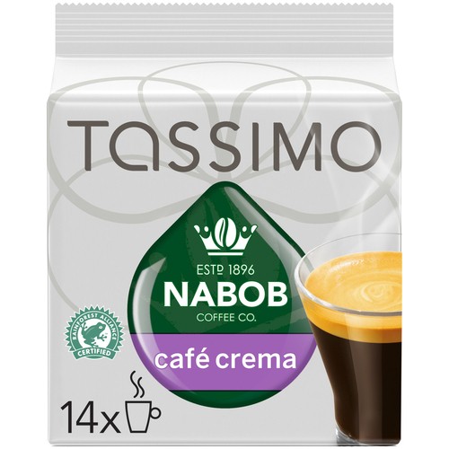 Tassimo Nabob Coffee Pods Café Crema 14 T-Discs 110 g