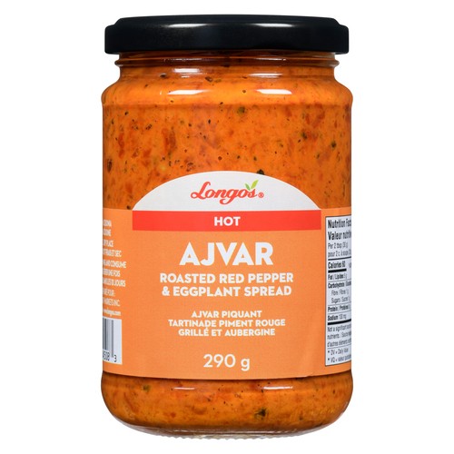 Longo's Ajvar Spread Hot Roasted Red Pepper 290 g