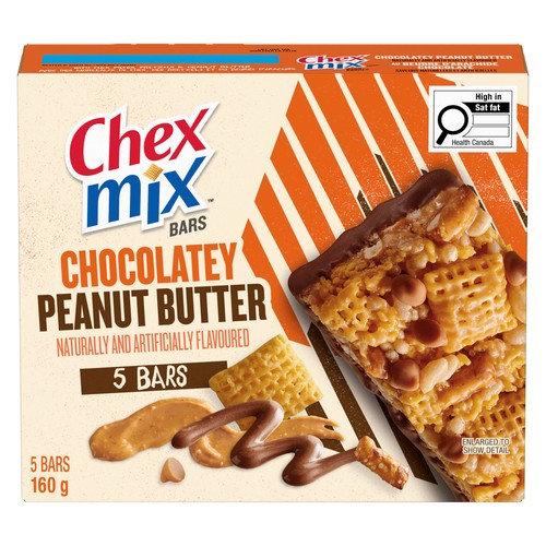 Chex Mix Cereal Bar Chocolate Peanut Butter 160 g