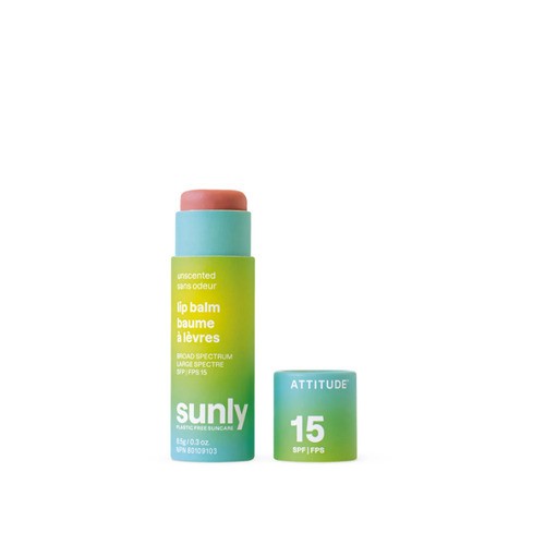 Attitude Sunly Tinted Lip Balm SPF 15 Unscented 8.5 g