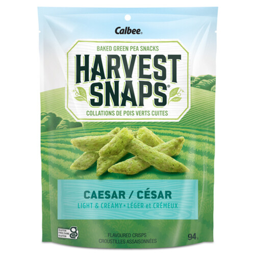 Harvest Snaps Green Pea Snack Chips Caesar 94 g
